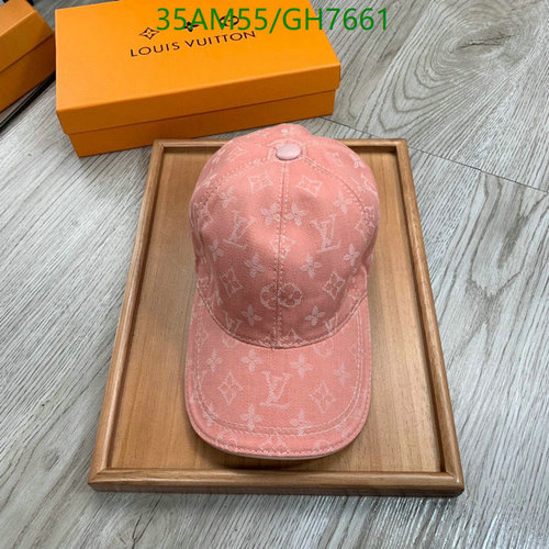 Louis Vuitton Monogram Pink Cap - Stylish & Adjustable Baseball Hat