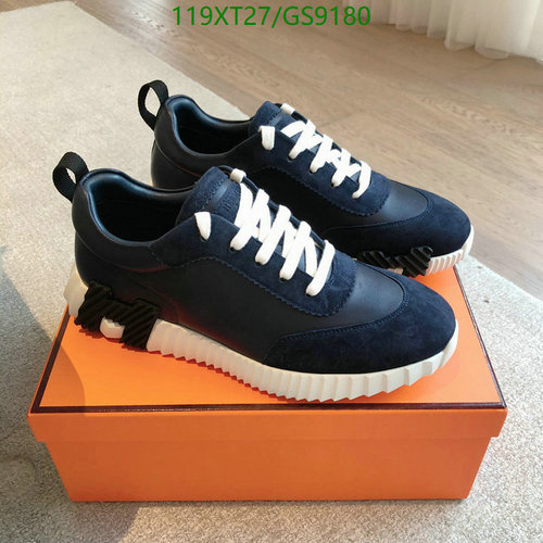 Hermès Men's Genuine Leather Sneakers - Stylish & Comfortable Everyday Shoes