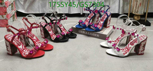 D&G Women's Jewel Embellished Block Heel Sandals - Elegant & Stylish Footwear