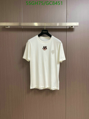 Moncler Men's Cotton Short Sleeve T-Shirt with Embroidered Logo 7 Moncler Men's Cotton Short Sleeve T-Shirt with Embroidered Logo