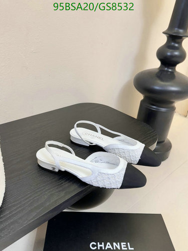 Chanel Women's Slingback Flats - Sheepskin & Leather Sole Pumps