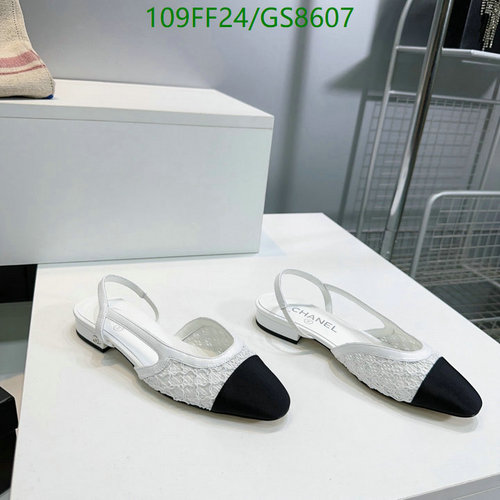 Chanel Women's Slingback Flats - Elegant Sheepskin & Leather Sole Shoes