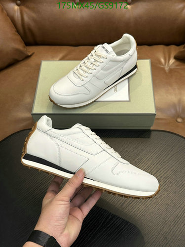 Tom Ford Men's White Leather Sneakers - Luxurious Cowhide EU38-46 with Box
