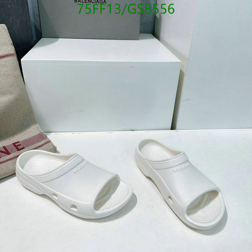 Balenciaga Unisex Pool Slides in White - Comfortable & Stylish Slip-On Sandals
