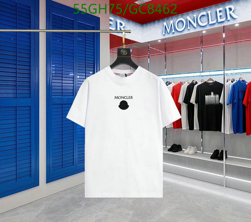 Moncler Men's Logo Patch Cotton T-Shirt - Premium Casual Wear for All Seasons