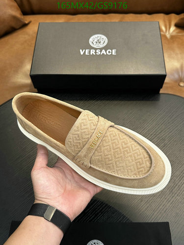 Versace Men's Luxurious Cowhide Loafers - Superior Craftsmanship & Comfort