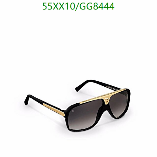Louis Vuitton Aviator Sunglasses for Men - Stylish Black & Gold Eyewear