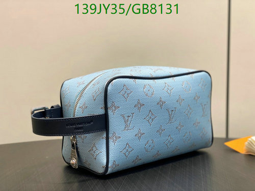 Louis Vuitton Blue Monogram Coated Canvas Toiletry Pouch 23 - Stylish & Durable