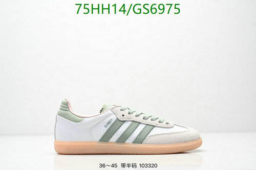Adidas Samba OG Unisex Lifestyle Sneakers - Cloud White & Green Stripe