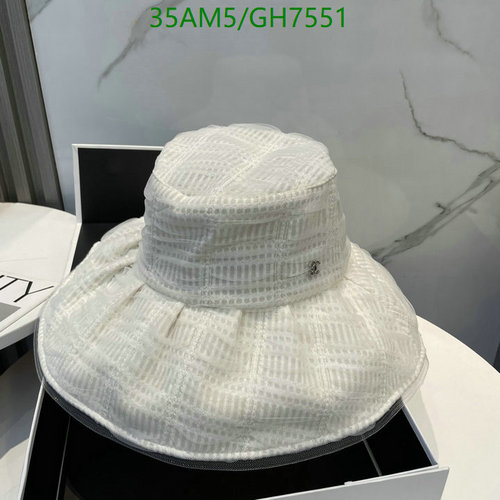 Chanel White Mesh Bucket Hat with Iconic CC Logo - Stylish Sun Protection