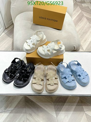 Louis Vuitton Women's Platform Sandals - Comfortable Cowhide EU35-40