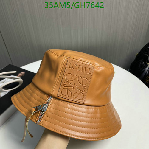 Loewe Luxury Leather Bucket Hat with Zipper Detail - Stylish & Versatile