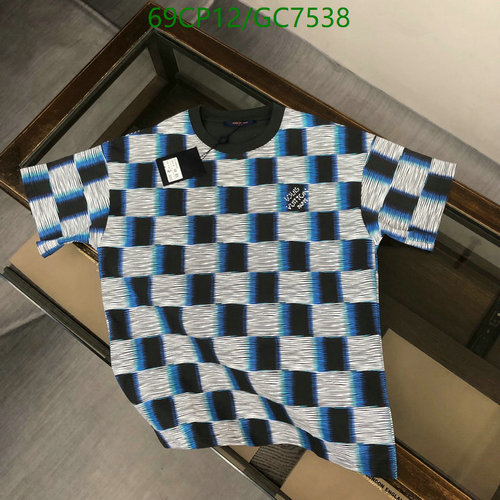 Louis Vuitton Monogram Checkerboard Tee - Premium Cotton Crew Neck T-Shirt