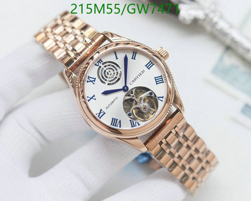 Cartier Automatic Self-Winding Watch - Rose Gold Stainless Steel, Mineral Glass
