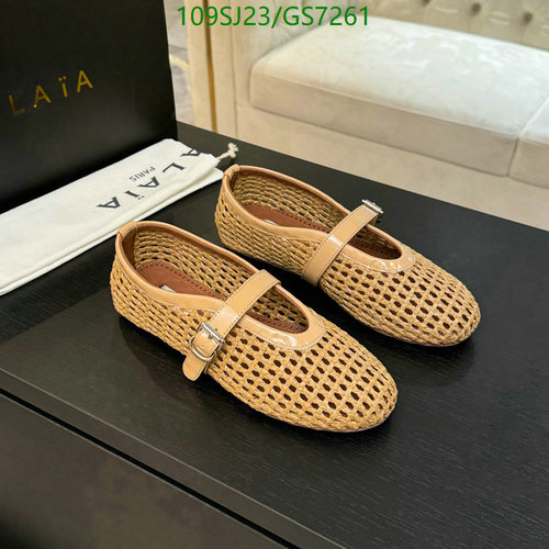 ALAIA Women's Woven Mary Jane Flats - Elegant Sheepskin Comfort