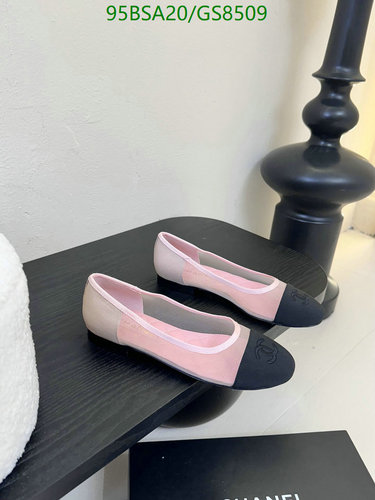 Chanel Women's Elegant Leather Sole Ballet Flats - Classic Style & Comfort