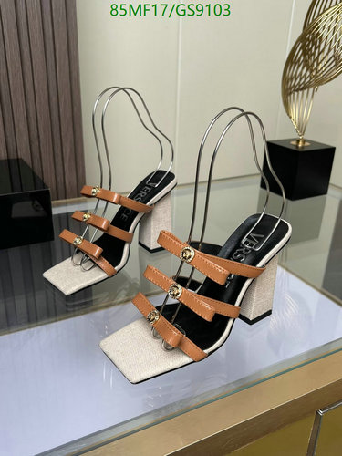 Versace Women's Medusa Embellished Square-Toe Block Heel Sandals