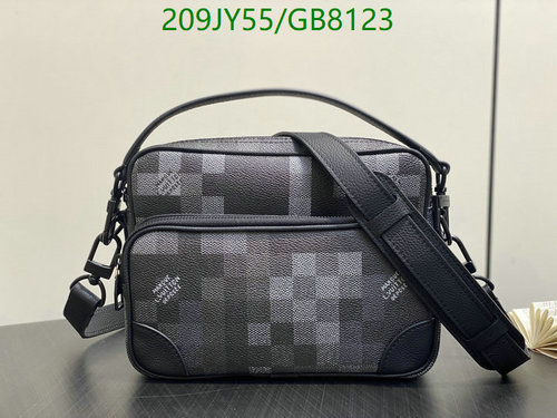 Louis Vuitton Damier Graphite Canvas Shoulder Bag - Compact and Stylish