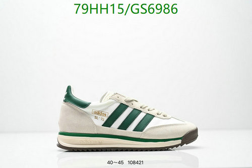 Adidas SL 72 Men's Classic Retro Running Shoes - Green & White Sneakers