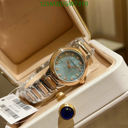 Bulgari Women's Watch with Quartz Movement & Stainless Steel Band, 30mm 2 Bulgari Women's Watch with Quartz Movement & Stainless Steel Band, 30mm