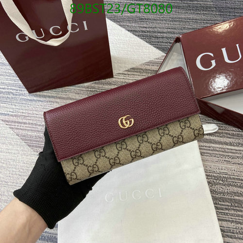 Gucci GG Marmont Continental Wallet - Premium Leather & Canvas Design