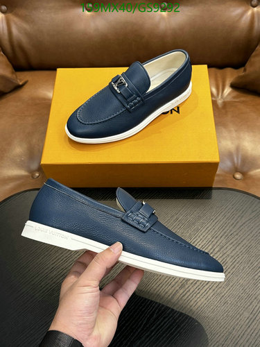 Louis Vuitton Men's Loafers - Premium Cowhide Leather Dress Shoes