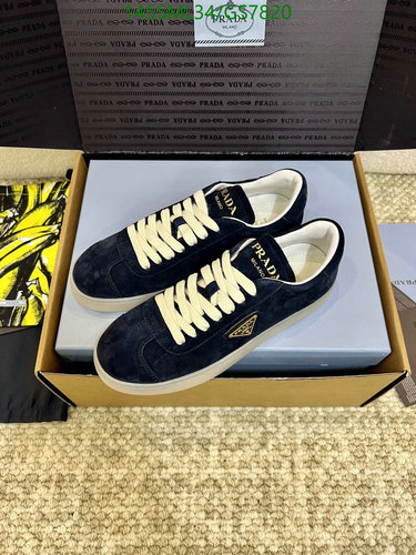 Prada Women's Low-Top Casual Sneakers - Luxurious Sheepskin & Cowhide