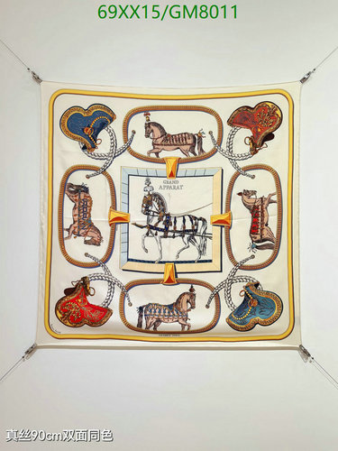 Hermes Grand Apparat Silk Scarf 90CM: Luxurious Equestrian Design