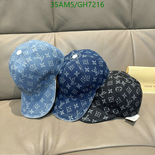 Louis Vuitton Monogram Denim Baseball Cap - Stylish & Adjustable Luxury Hat