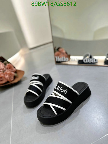 Chloé Woody Black Platform Slides for Women - Comfortable & Stylish Everyday Footwear