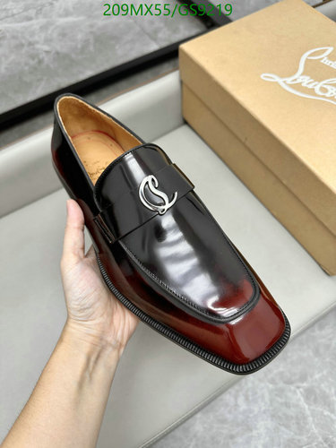Christian Louboutin Men's Loafers - Luxurious Cowhide & Leather Sole Shoes