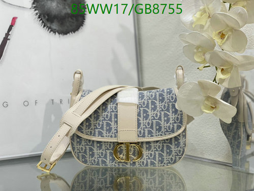 Dior Saddle Bag in Blue Dior Oblique Jacquard Canvas - 25CM Luxury Handbag