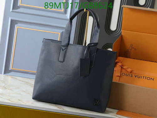 Louis Vuitton Men's Genuine Leather Tote Bag - Stylish & Durable Everyday Carry