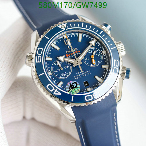 Omega Seamaster Professional Co-Axial Chronometer Watch - 45.5mm Blue Dial