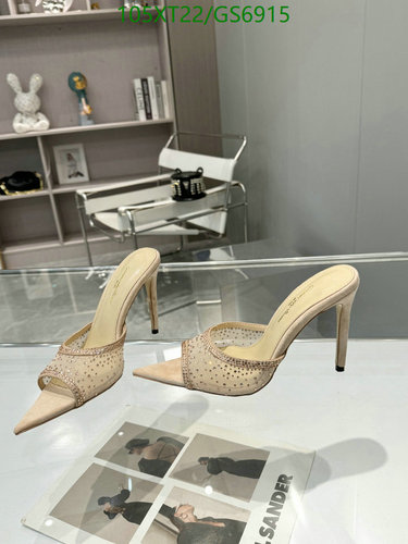 Gianvito Rossi Women's Embellished Kitten Heel Mules - Elegant Pointed Toe