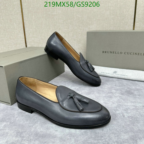 Brunello Cucinelli Men's Tassel Loafers - Luxurious Cowhide & Leather Sole