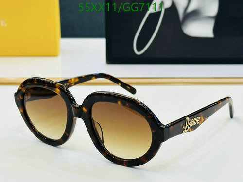 Loewe Round Tortoiseshell Sunglasses for Women - Stylish UV Protection