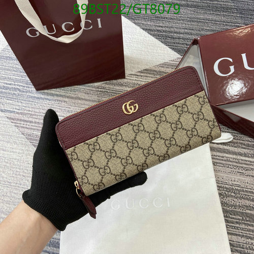 Gucci GG Marmont Zip Around Wallet in Canvas & Leather - Elegant & Durable