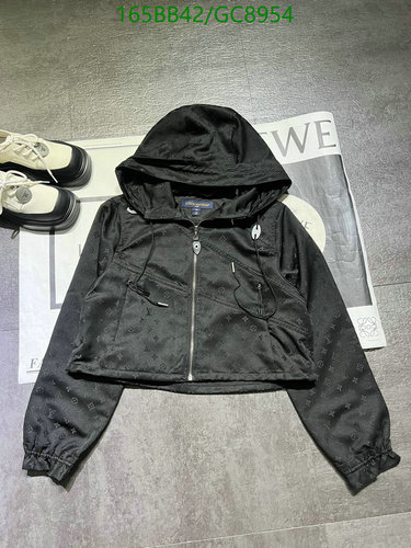 Louis Vuitton Women's Monogram Cropped Hoodie Jacket - Stylish & Versatile Outerwear