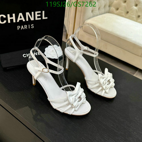 Chanel Women's Elegant White Sheepskin Leather Sandals with Camellia Detail