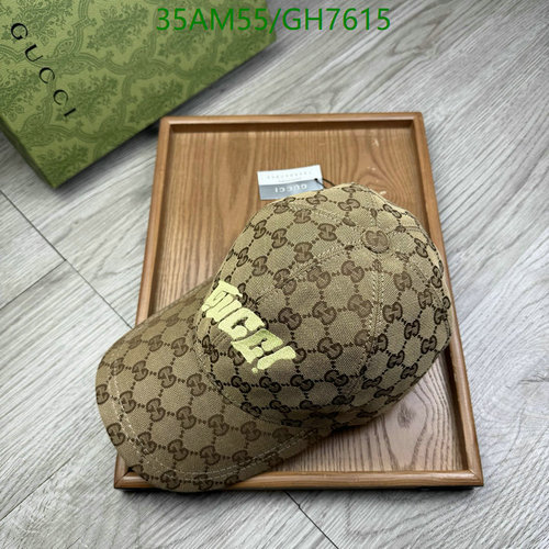 Gucci GG Monogram Canvas Baseball Cap with Logo Detail - Adjustable Fit