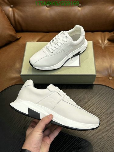 Tom Ford Men's Luxury White Leather Sneakers - Highest-End Version with Box