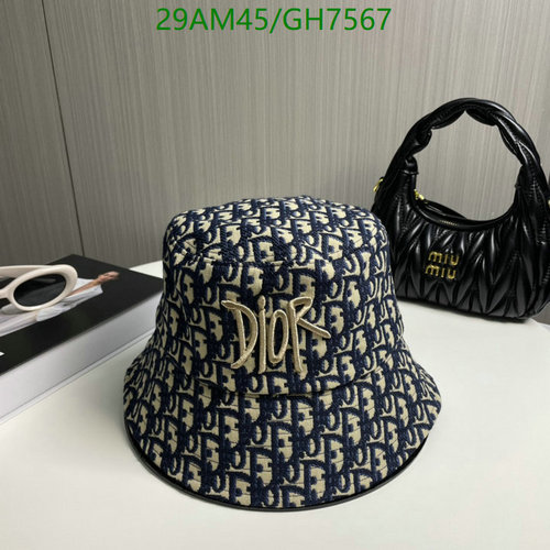 Dior Reversible Teddy-D Small Brim Bucket Hat - Stylish & Versatile Headwear