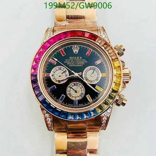 Rolex Daytona Rainbow Rose Gold, Mechanical Movement, Sapphire Glass, 40MM