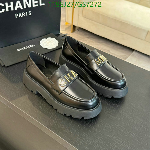Chanel Women's Black Sheepskin Loafers with Platform Sole - EU 35-41