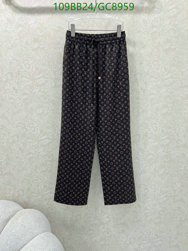 Louis Vuitton Monogram Track Pants - Comfortable Polyester Trousers for Women
