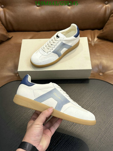 Santoni Men's Low-Top Leather Sneakers - Premium Calfskin Casual Shoes