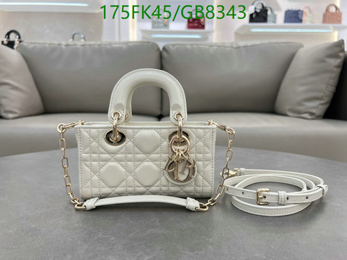 Dior Lady Dior Micro Bag White Sheepskin with Cannage Stitching, 16.5 cm