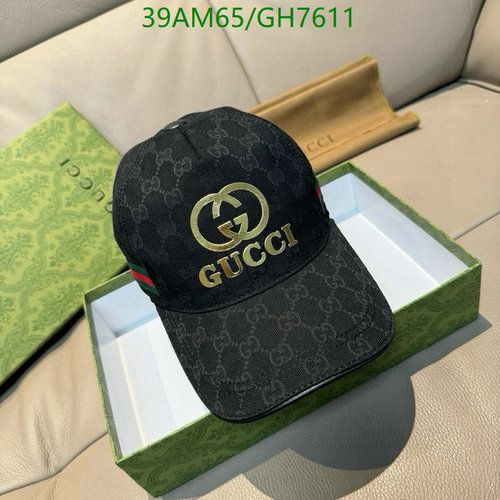 Gucci GG Canvas Baseball Cap with Interlocking G - Stylish & Adjustable Hat