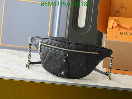 Louis Vuitton Bumbag Monogram Empreinte Leather - Black & Gold Hardware